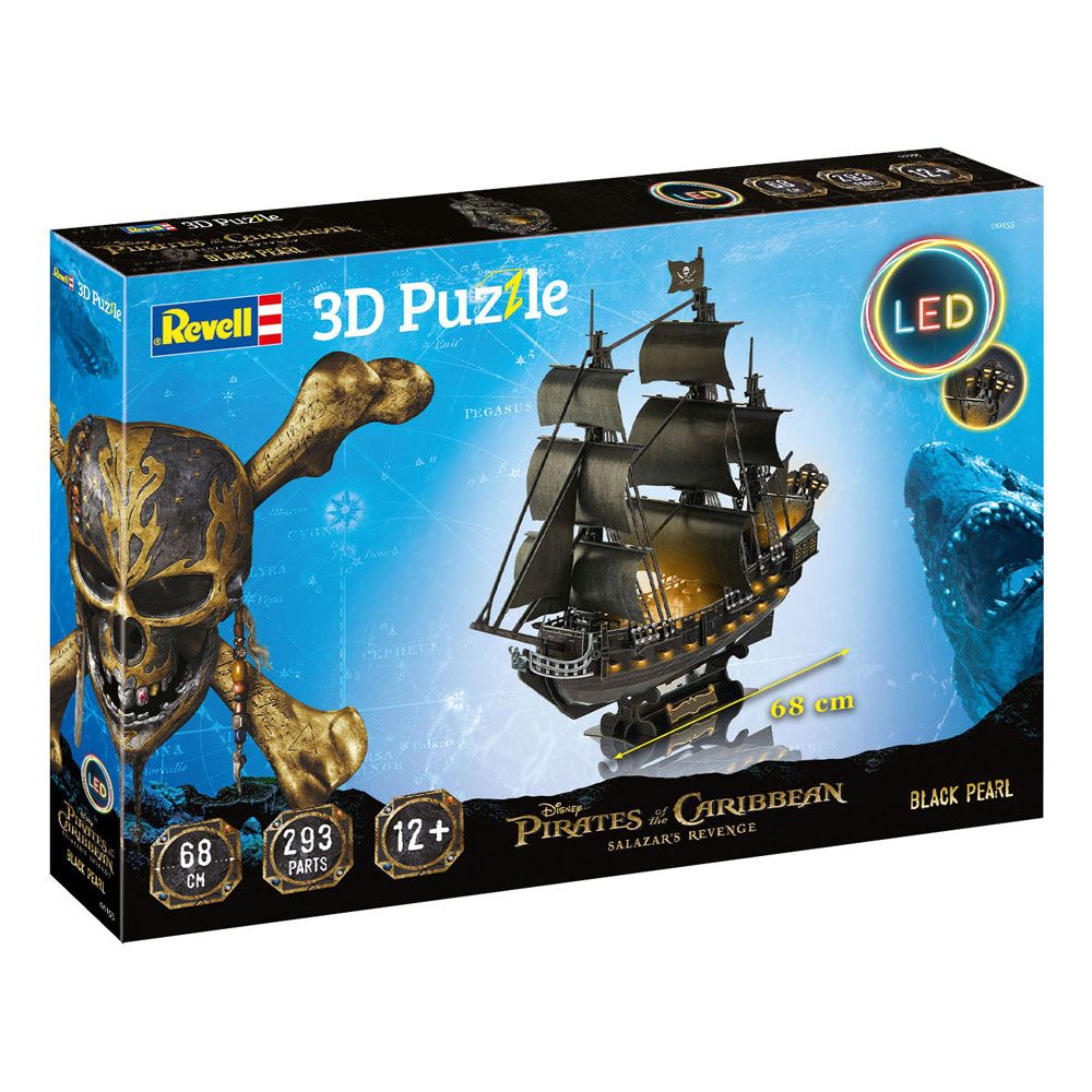 Pirates of the Caribbean: Salazars Rache 3D Puzzle Black Pearl LED Edition