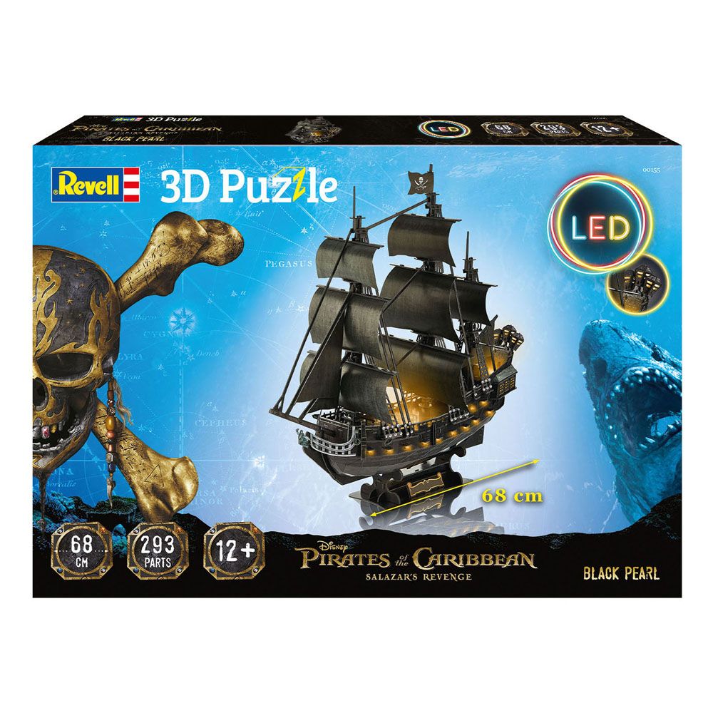 Pirates of the Caribbean: Salazars Rache 3D Puzzle Black Pearl LED Edition