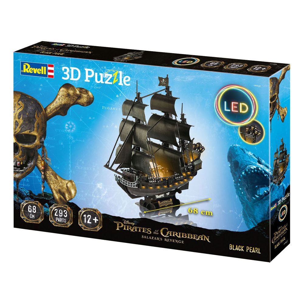 Pirates of the Caribbean: Salazars Rache 3D Puzzle Black Pearl LED Edition