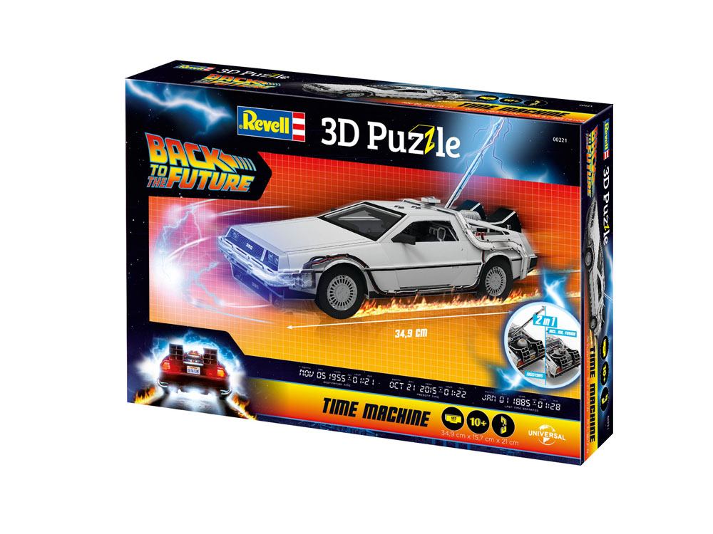 Zurück in die Zukunft 3D Puzzle Time Machine