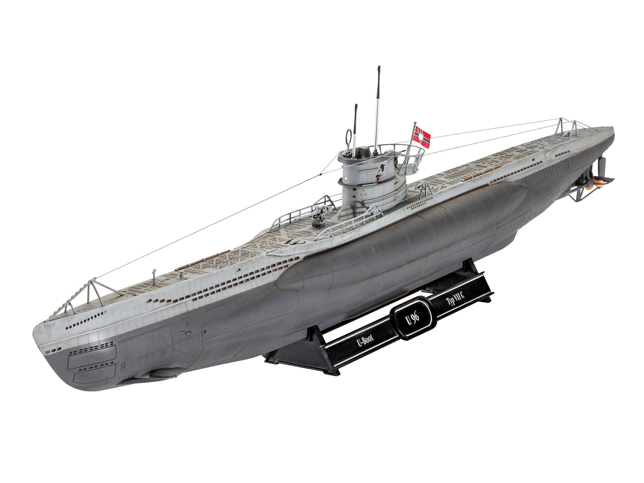 Das Boot Modellbausatz Geschenk-Set 1/144 U-Boot U96 Typ VII C 40th Anniversary 46 cm