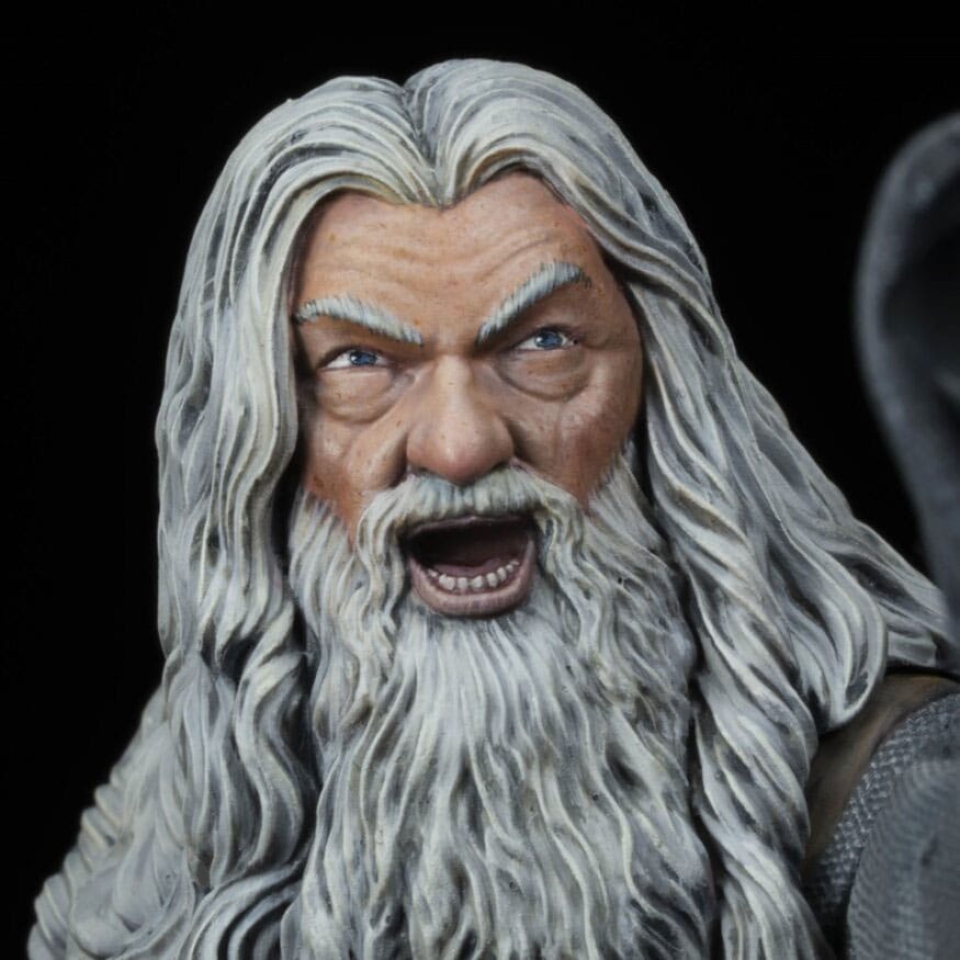Herr der Ringe Flasche PVC Figur Gandalf in Moria 18 cm