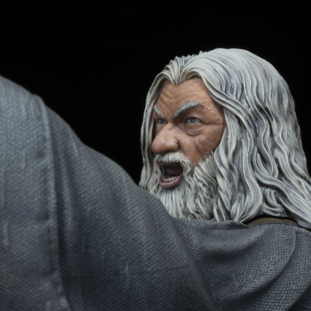 Herr der Ringe Flasche PVC Figur Gandalf in Moria 18 cm