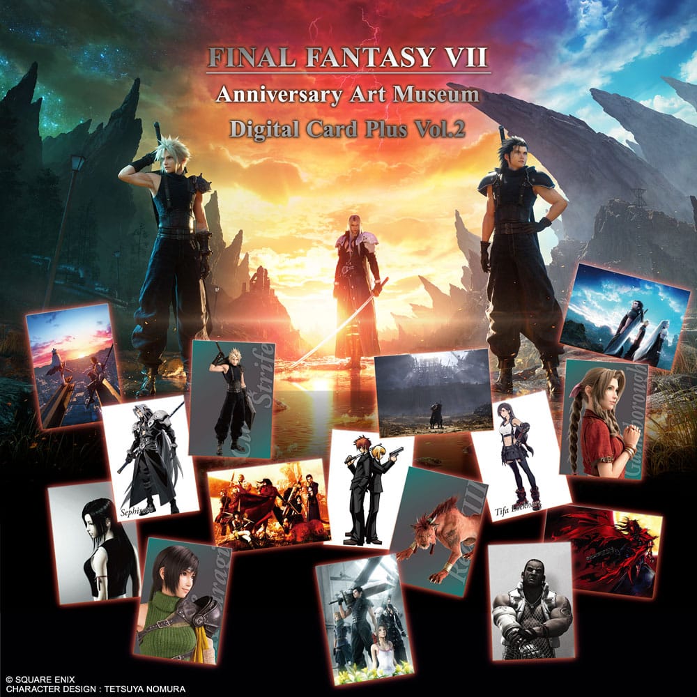 Final Fantasy VII TCG Anniversary Art Museum Digital Card Plus Vol. 2 Booster Display (20) *Englische Version*