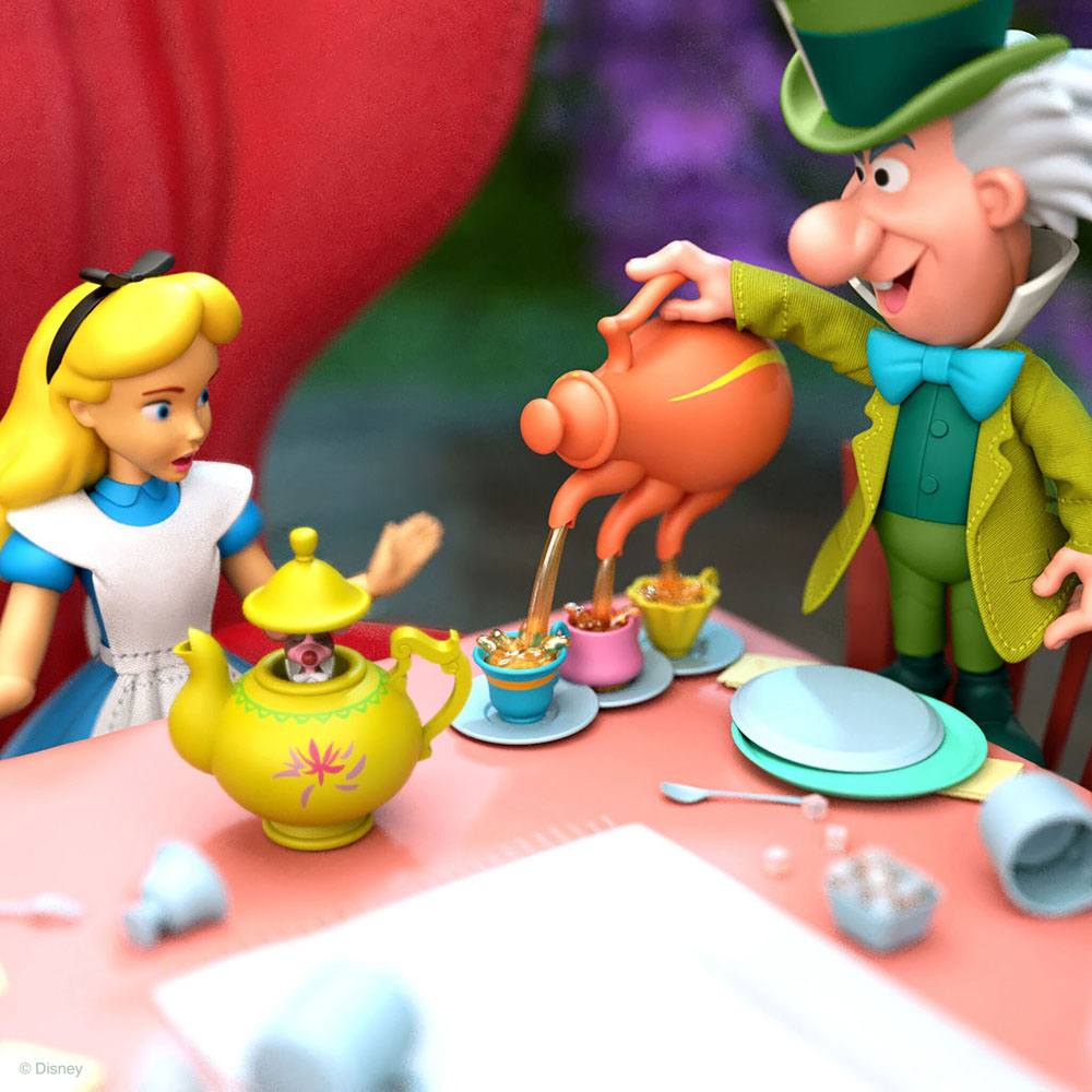 Alice im Wunderland Disney Ultimates Actionfigur The Tea Time Mad Hatter 18 cm