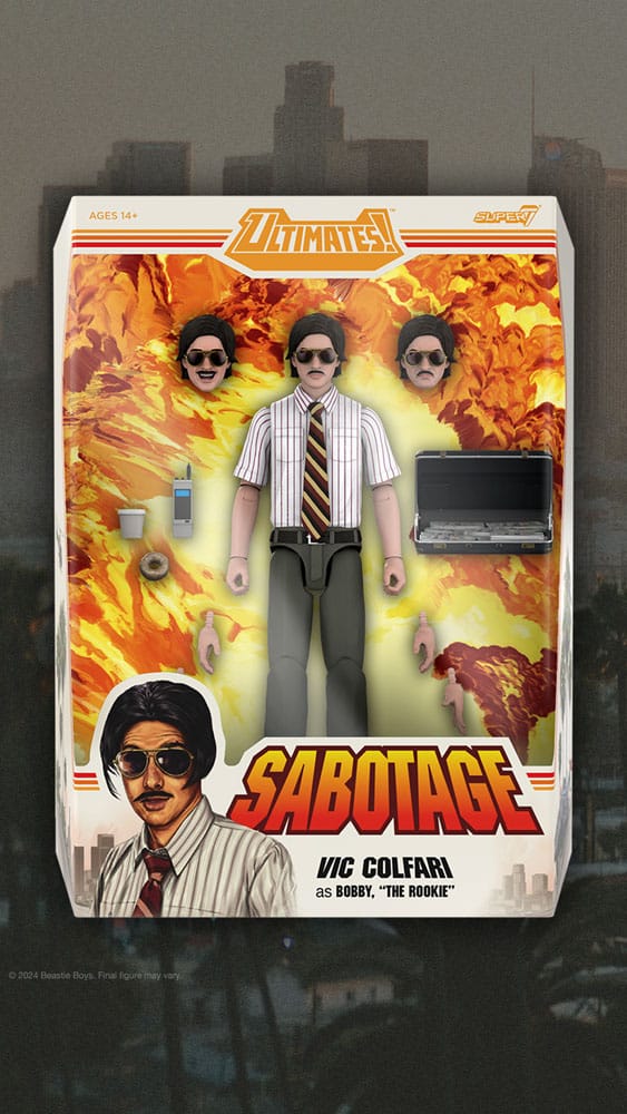 Beastie Boys Ultimates Actionfigur Wave 1 Vic Colfari as Bobby "The Rookie" 18 cm