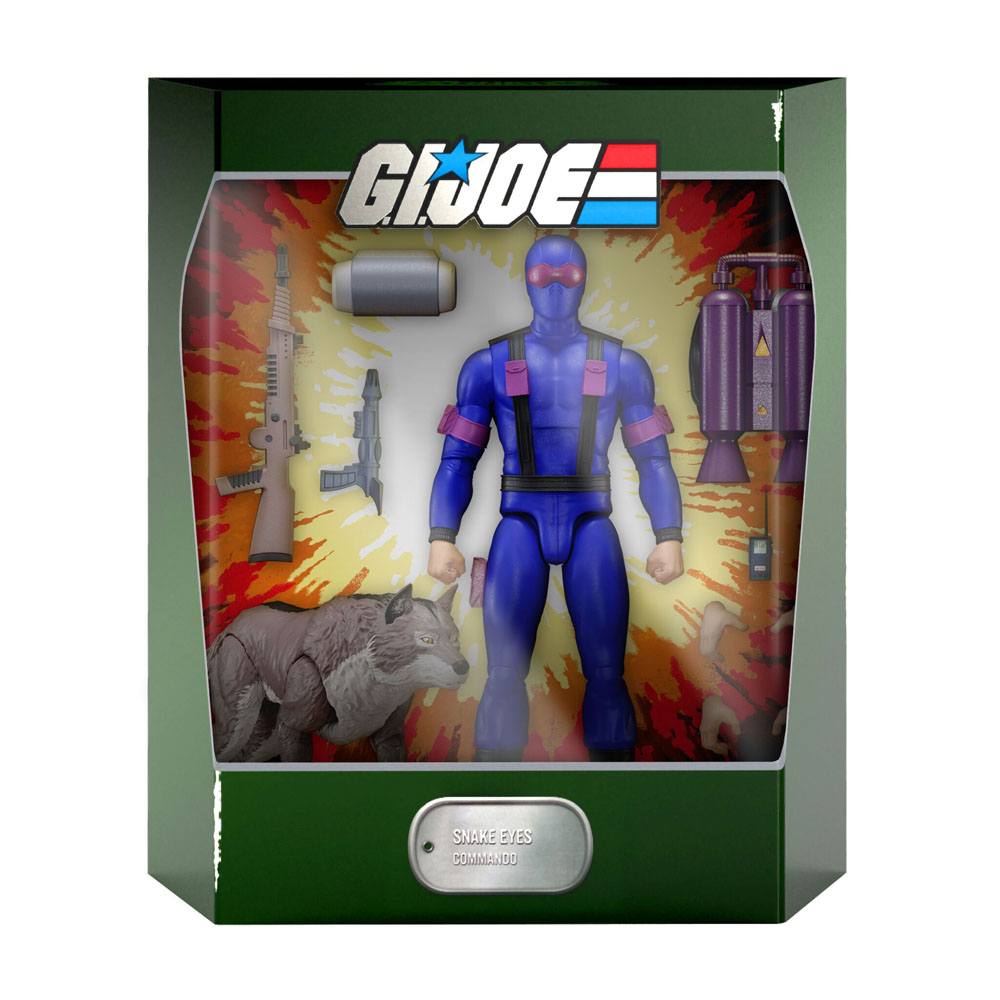 G.I. Joe Ultimates Actionfigur Snake Eyes [Real American Hero] 18 cm