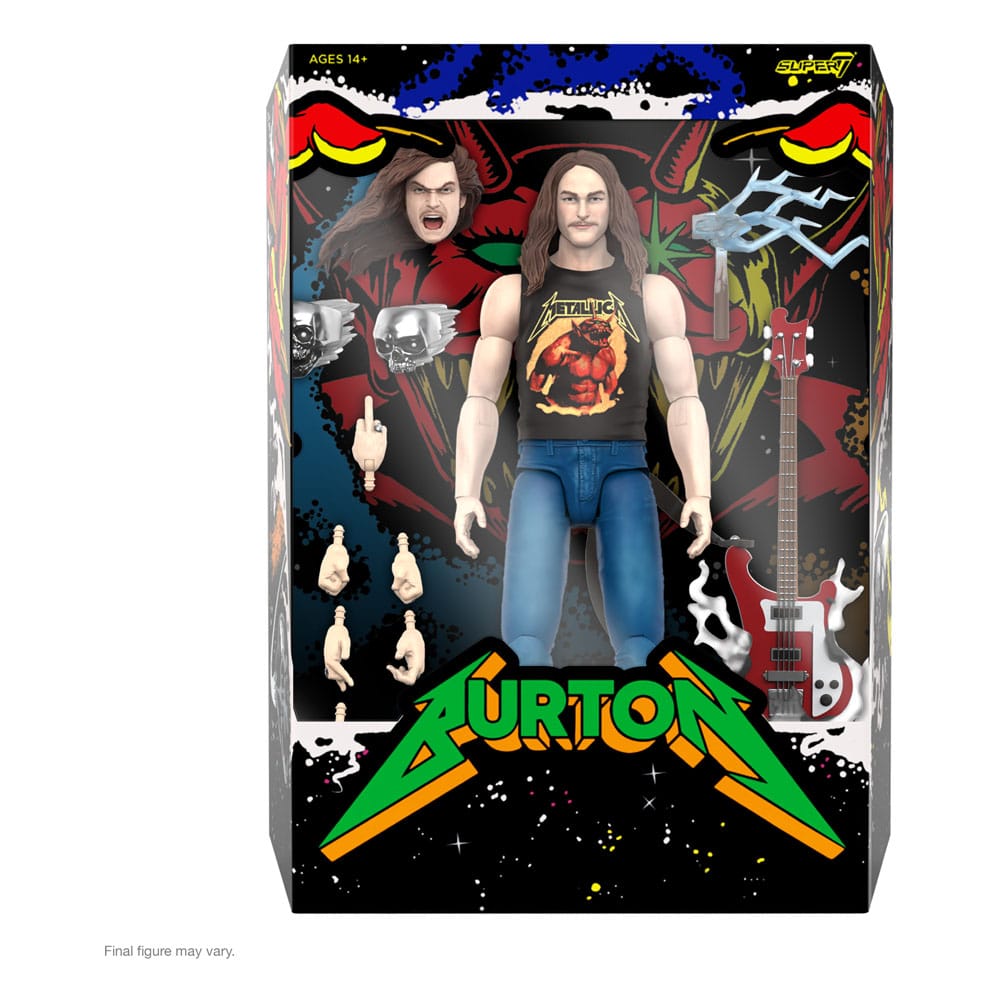 Metallica Ultimates Actionfigur Wave 2 Cliff Burton 18 cm