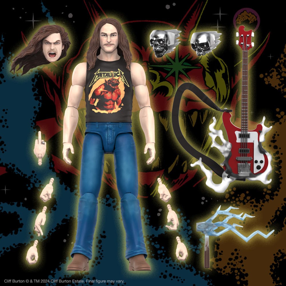 Metallica Ultimates Actionfigur Wave 2 Cliff Burton 18 cm