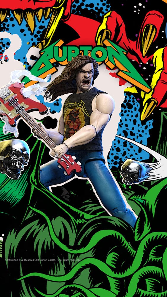 Metallica Ultimates Actionfigur Wave 2 Cliff Burton 18 cm