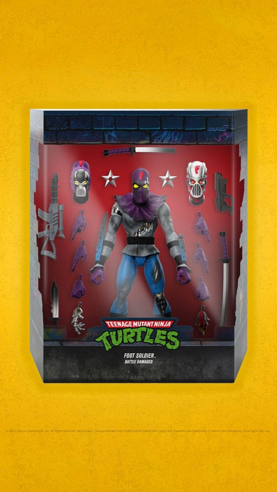 Teenage Mutant Ninja Turtles Ultimates Actionfigur Foot Soldier (Battle  Damaged) 18 cm