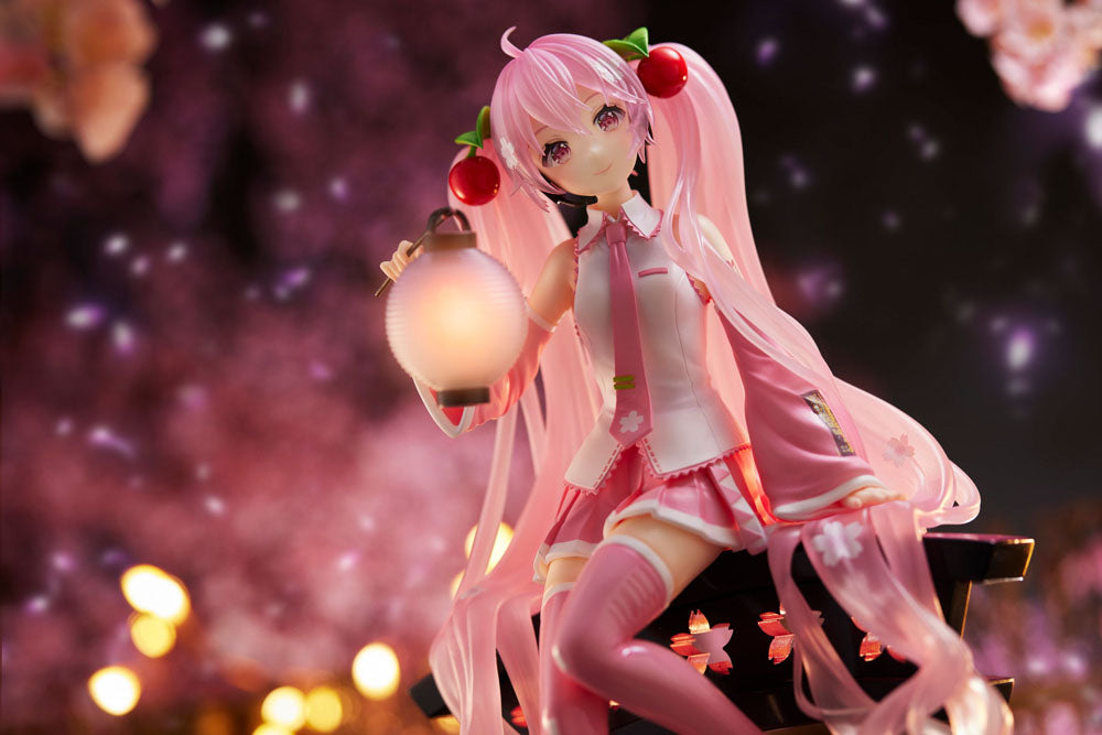 Sakura Miku AMP+ PVC Statue Sakura Lantern Ver. 20 cm