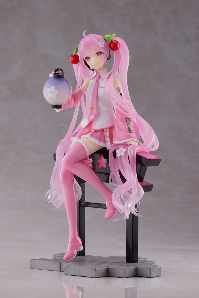 Sakura Miku AMP+ PVC Statue Sakura Lantern Ver. 20 cm