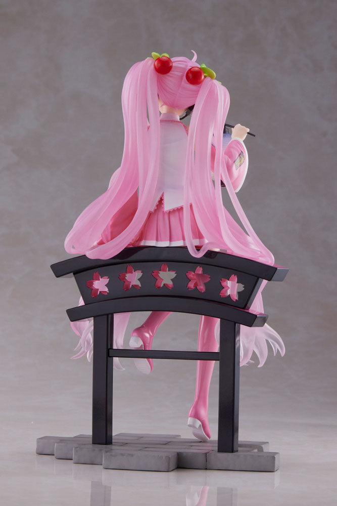 Sakura Miku AMP+ PVC Statue Sakura Lantern Ver. 20 cm