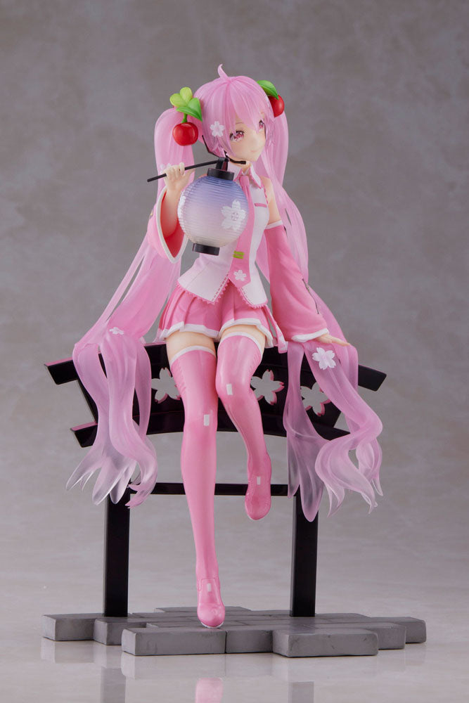 Sakura Miku AMP+ PVC Statue Sakura Lantern Ver. 20 cm