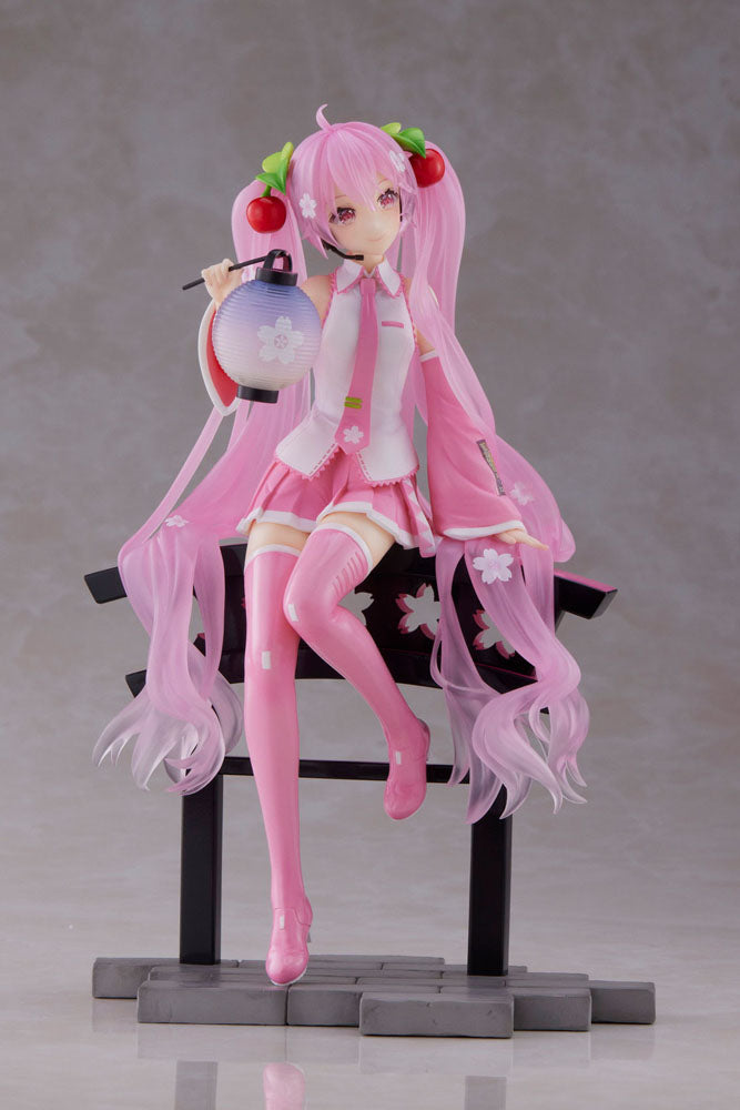 Sakura Miku AMP+ PVC Statue Sakura Lantern Ver. 20 cm