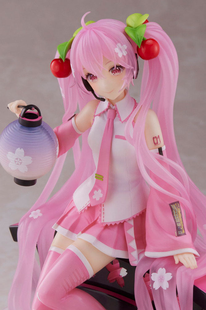 Sakura Miku AMP+ PVC Statue Sakura Lantern Ver. 20 cm