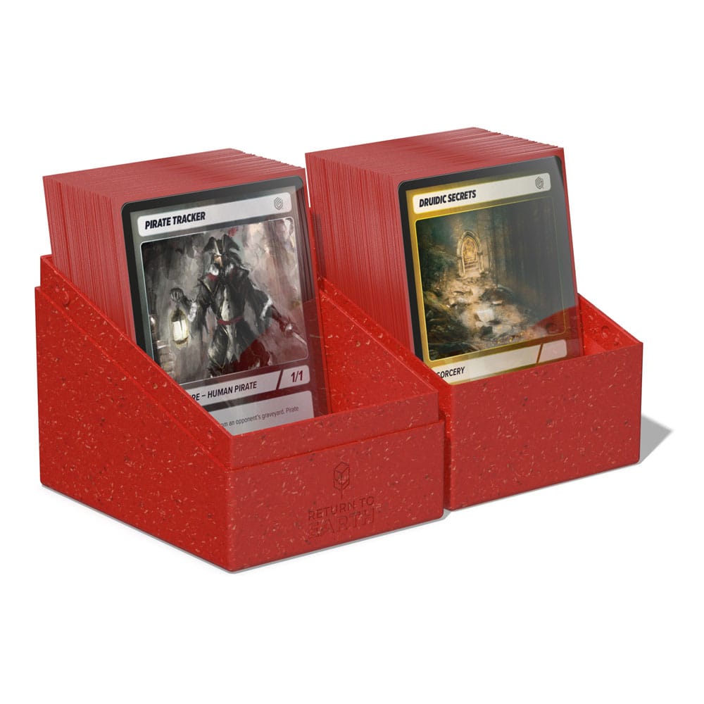 Ultimate Guard Return To Earth Boulder Deck Case 133+ Standardgröße Rot