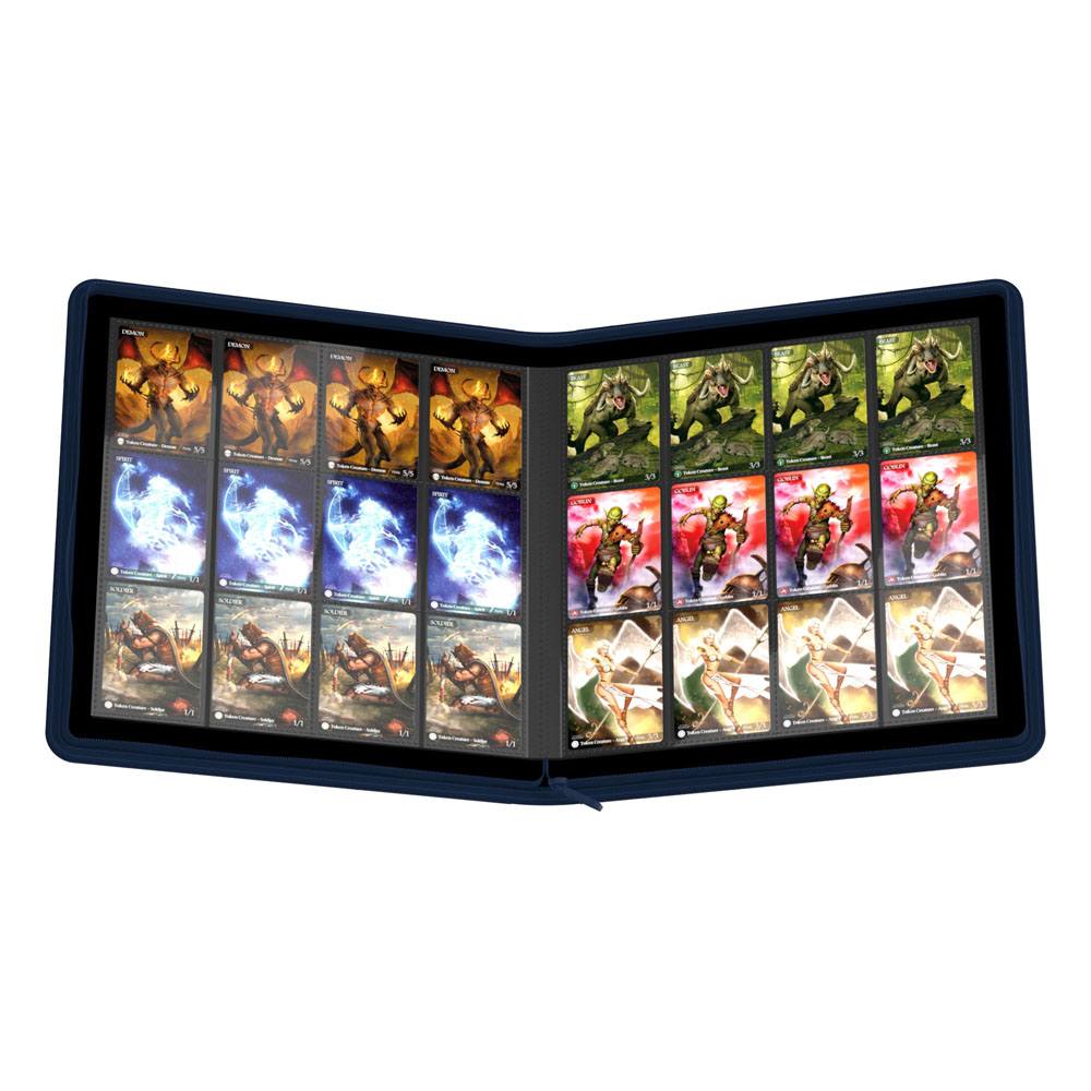 Ultimate Guard Zipfolio 480 - 24-Pocket XenoSkin (Quadrow) - Blau