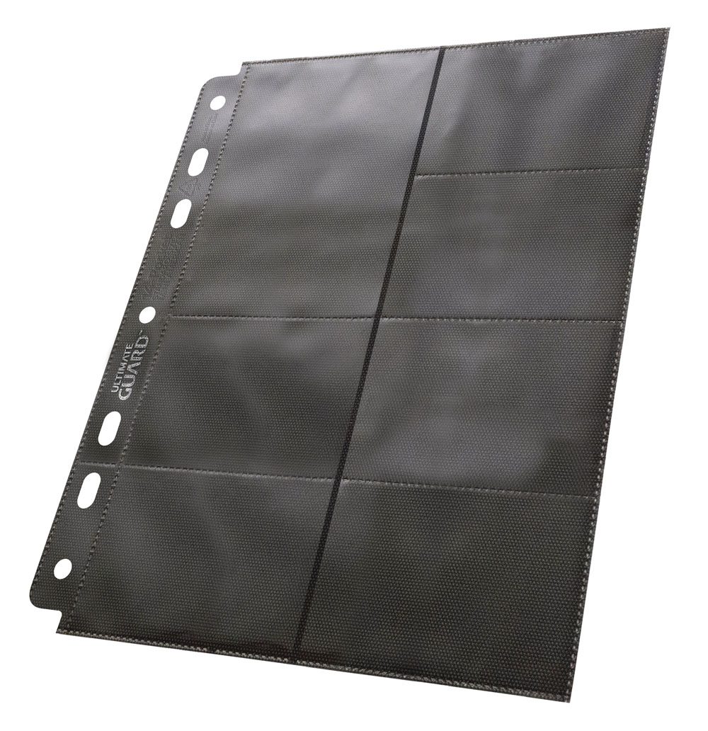 Ultimate Guard 14-Pocket Compact Pages Standardgröße & Mini American Schwarz (10)
