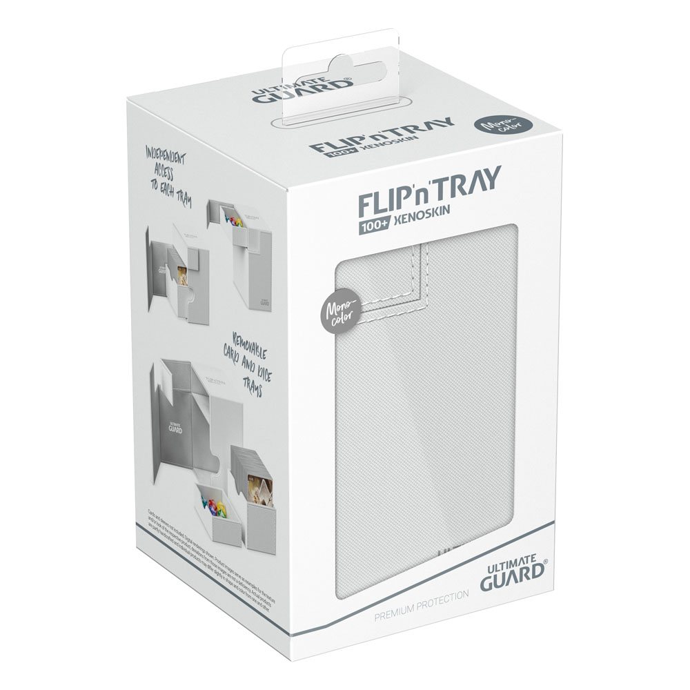 Ultimate Guard Flip`n`Tray 100+ XenoSkin Monocolor Weiß