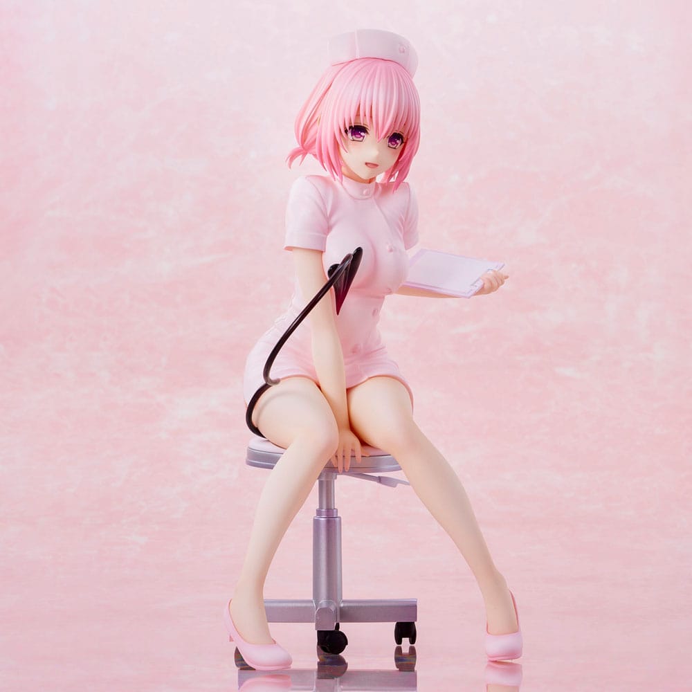 To Love-Ru Darkness Statue PVC Momo Belia Deviluke Nurse Cos 22 cm