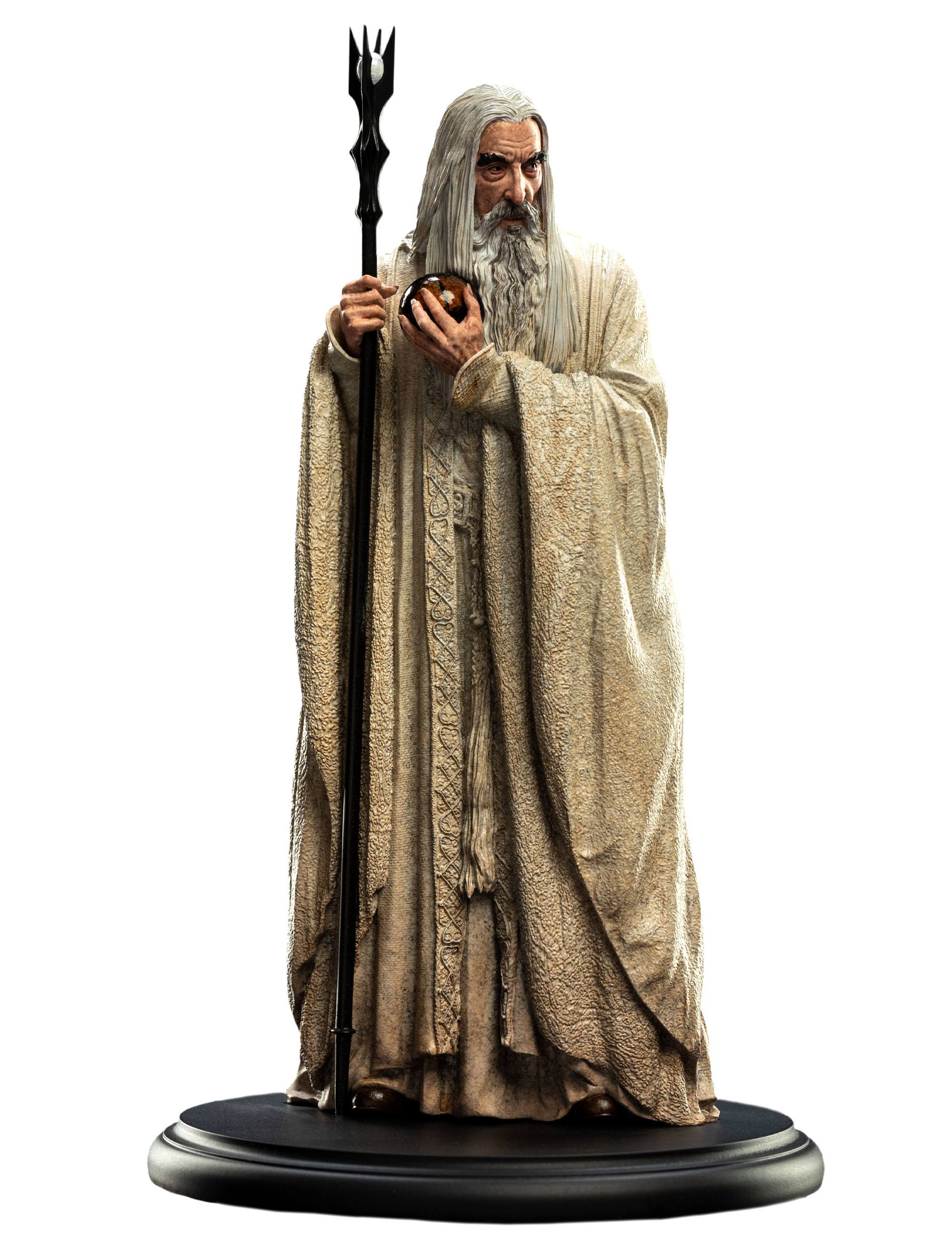 Herr der Ringe Statue Saruman der Weiße 19 cm