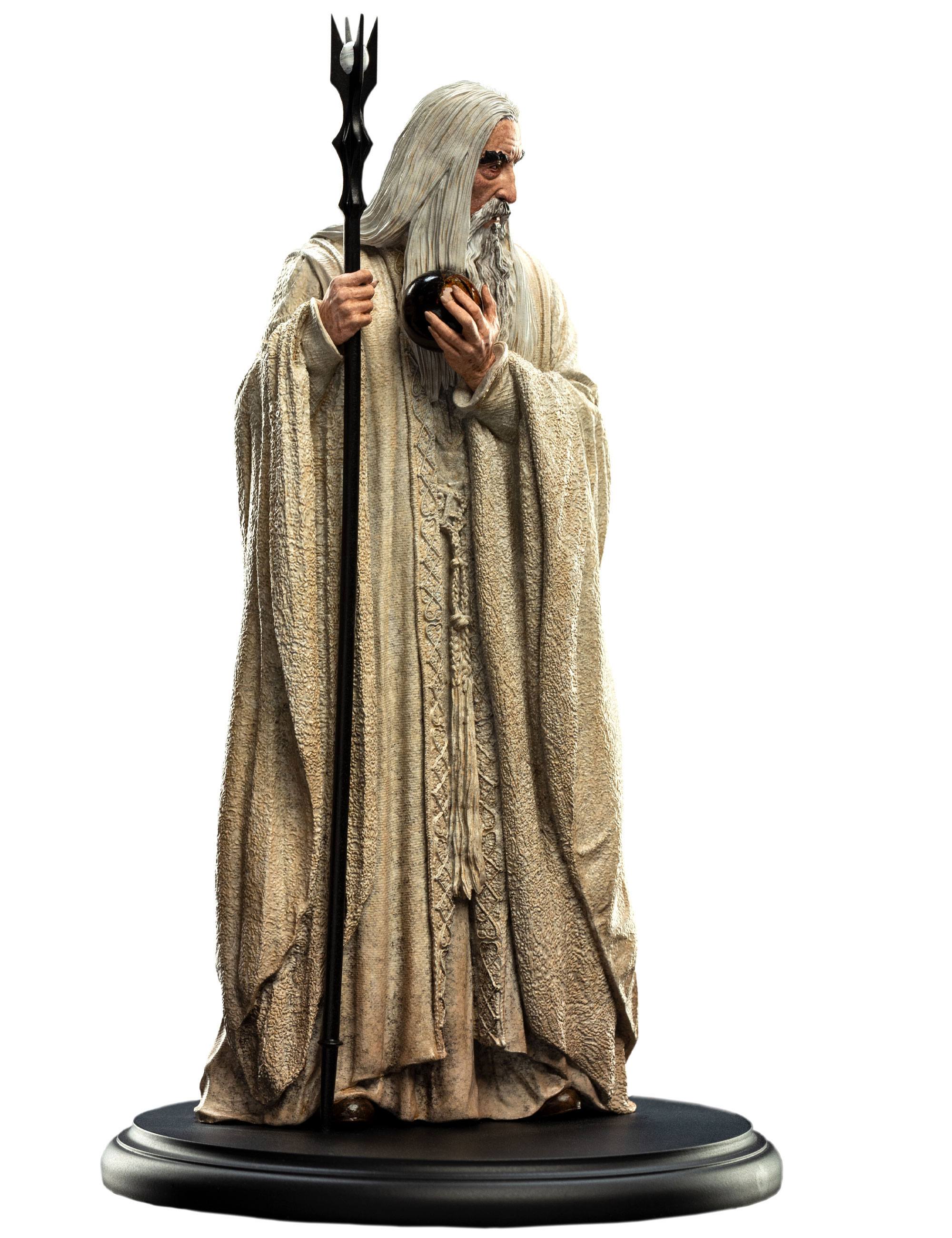 Herr der Ringe Statue Saruman der Weiße 19 cm