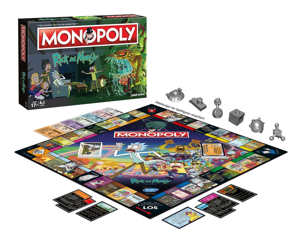 Rick and Morty Brettspiel Monopoly *Deutsche Version*