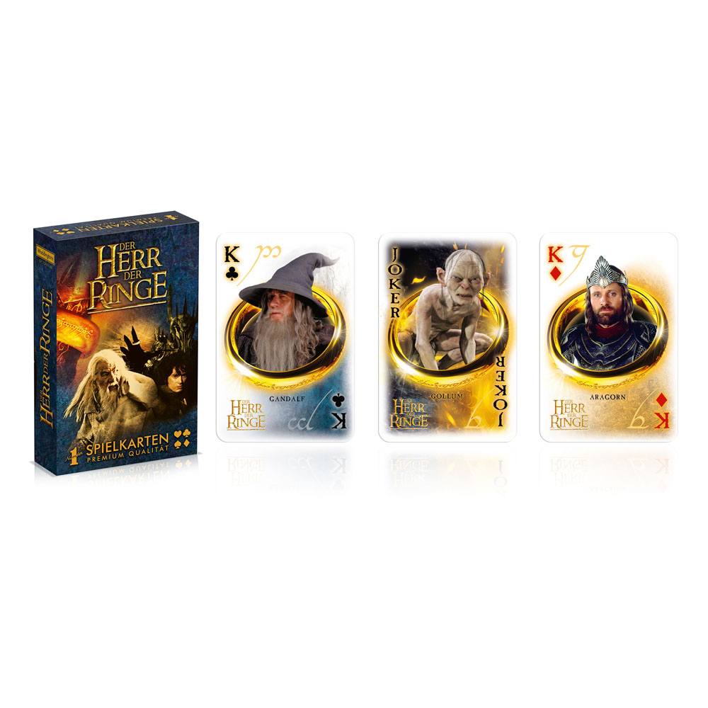 Herr der Ringe Number 1 Spielkarten Display (12) *Deutsche Version*