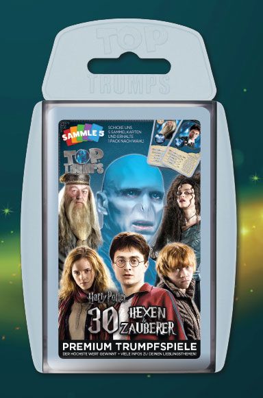 Harry Potter Kartenspiel Top Trumps Die größten Hexen und Zauberer *Deutsche Version*