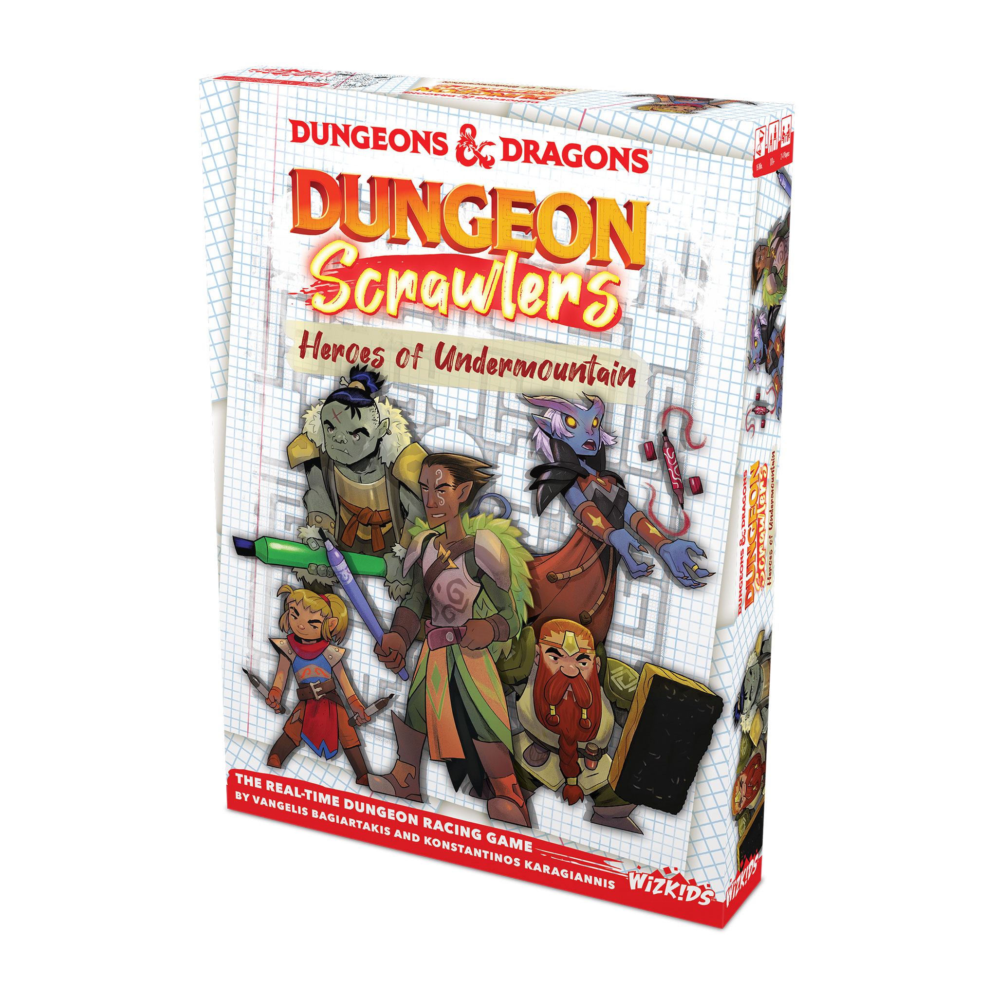 D&D Dungeon Scrawlers: Heroes of Undermountain Brettspiel *Englische Version*