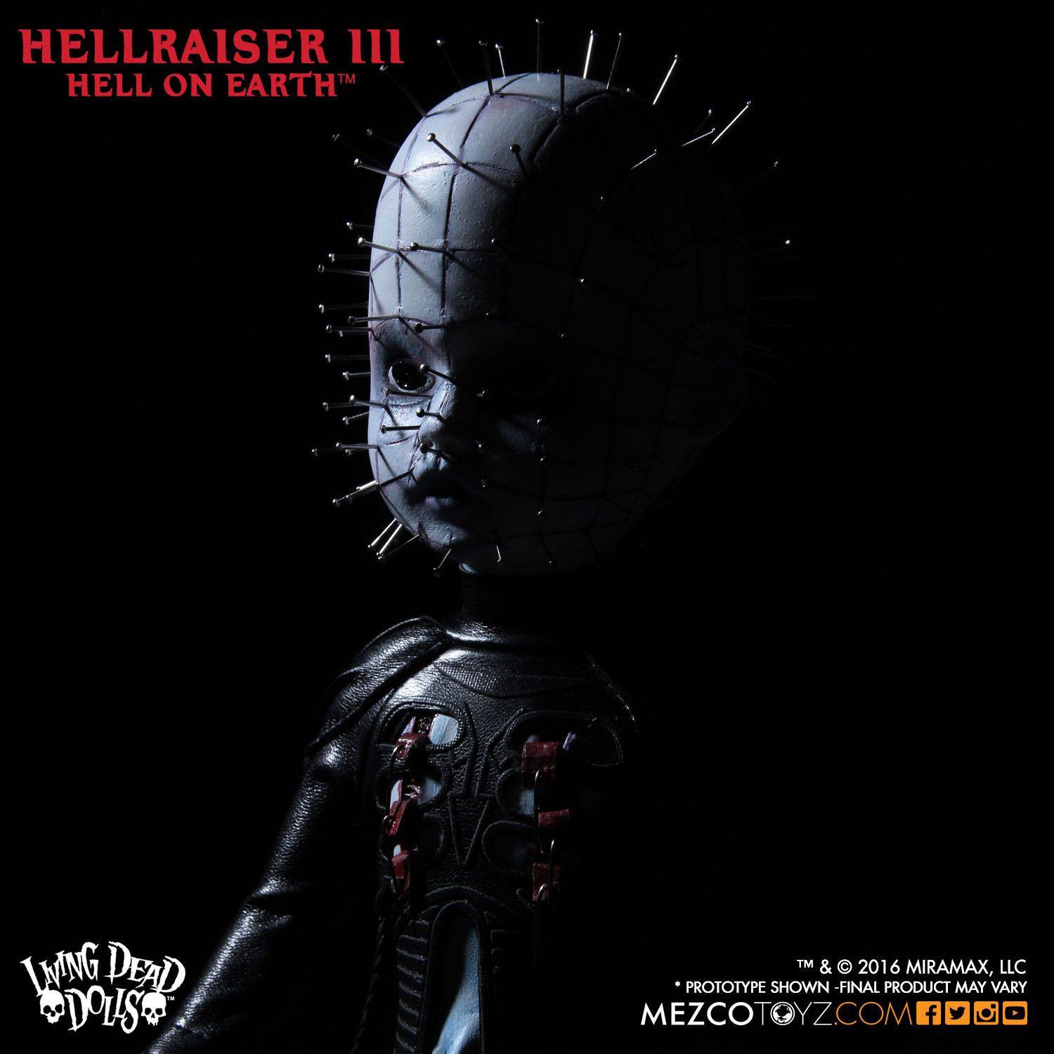 Living Dead Dolls Puppe Hellraiser III Pinhead 25 cm