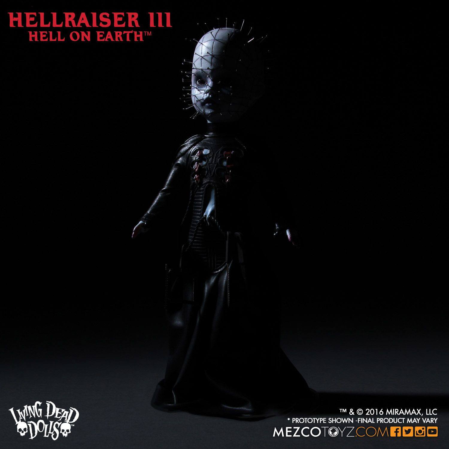 Living Dead Dolls Puppe Hellraiser III Pinhead 25 cm