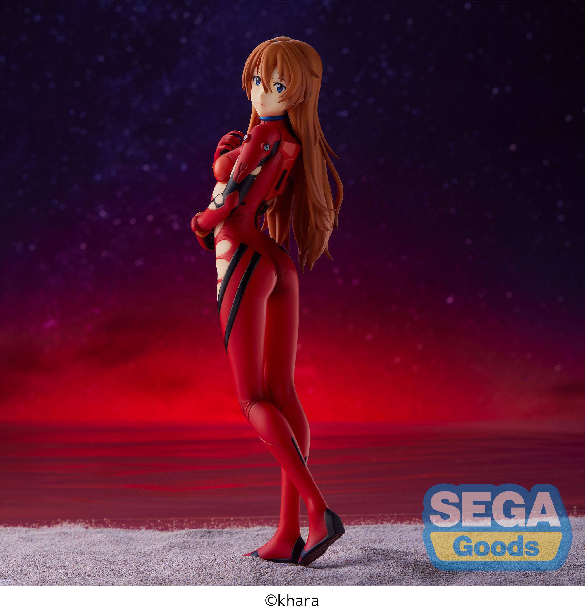 EVANGELION: 3.0+1.0 Thrice Upon a Time SPM PVC Statue Asuka Langley On The Beach 21 cm