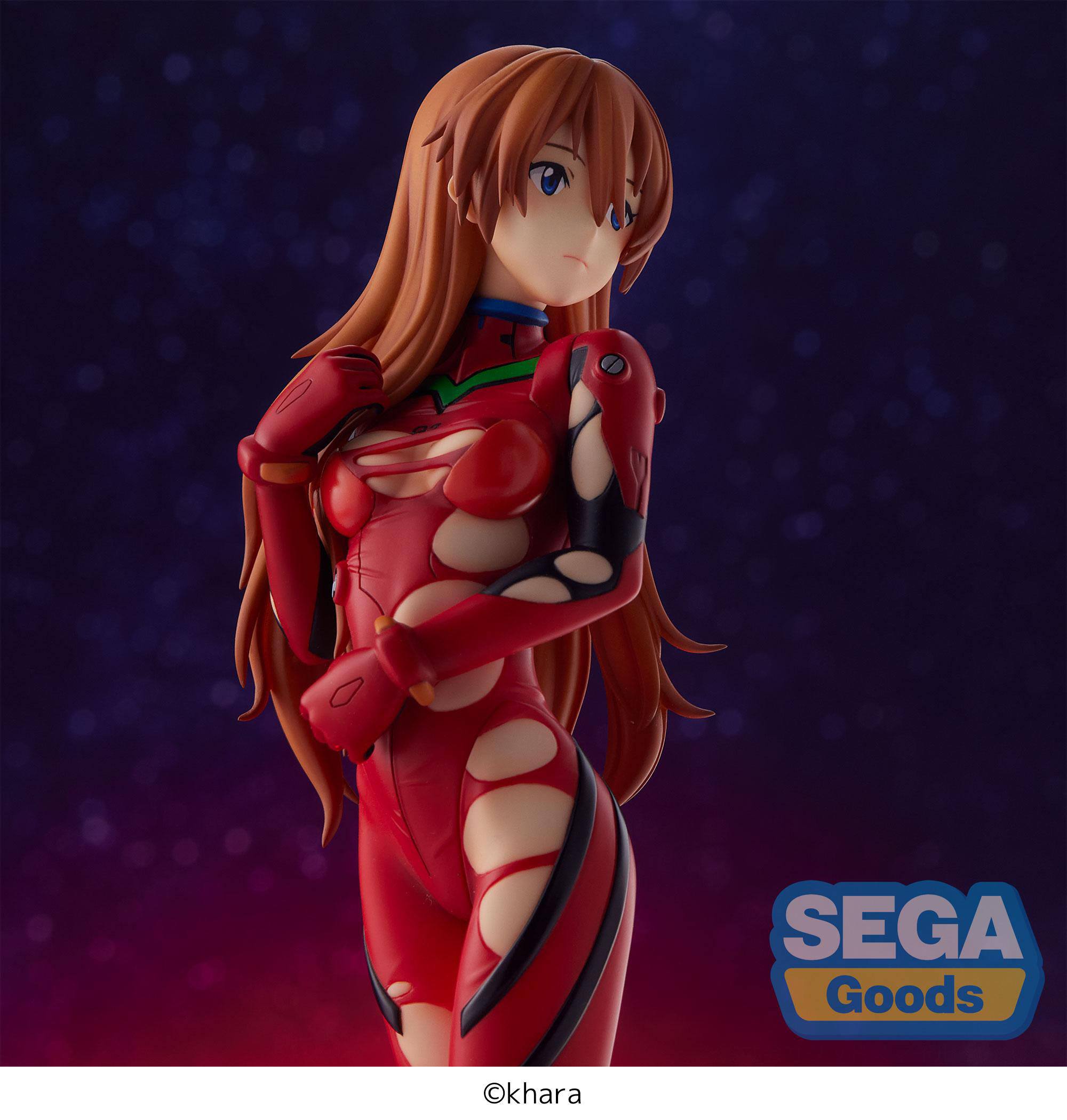 EVANGELION: 3.0+1.0 Thrice Upon a Time SPM PVC Statue Asuka Langley On The Beach 21 cm