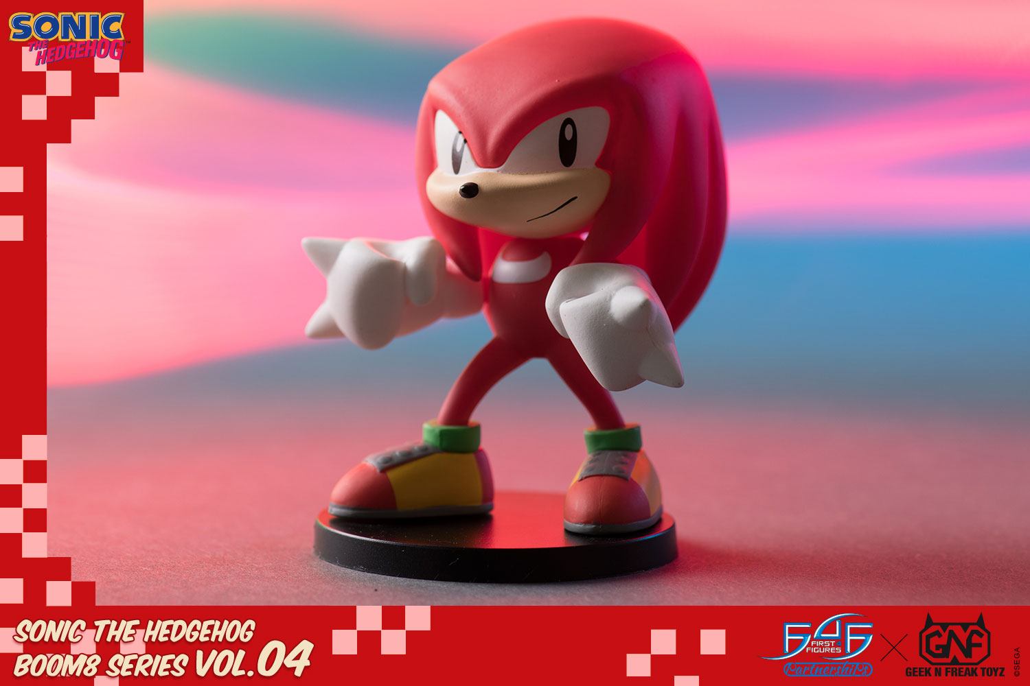 Sonic The Hedgehog BOOM 8 Series PVC Figur Vol. 04 Knuckles 8 cm