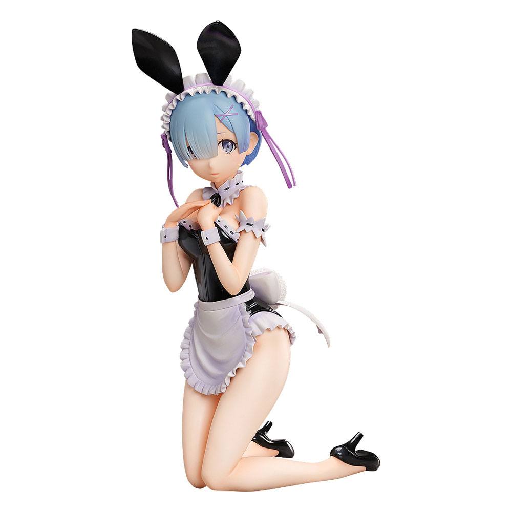 Re:ZERO -Starting Life in Another World- PVC Statue 1/4 Ram & Rem Bare Leg Bunny Versionen 30 cm