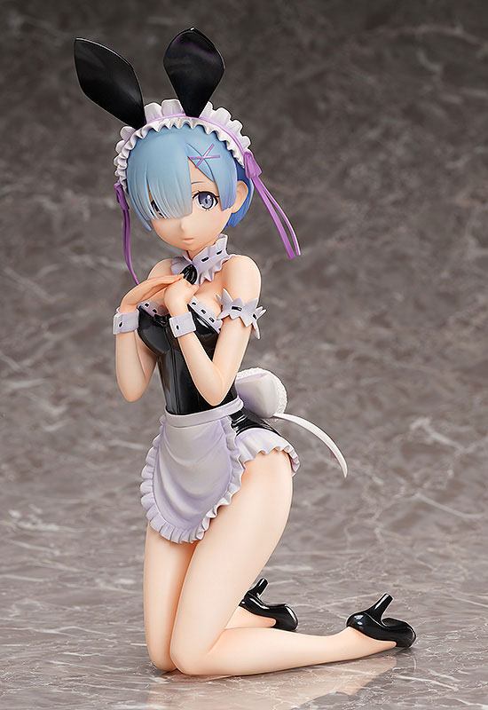 Re:ZERO -Starting Life in Another World- PVC Statue 1/4 Ram & Rem Bare Leg Bunny Versionen 30 cm