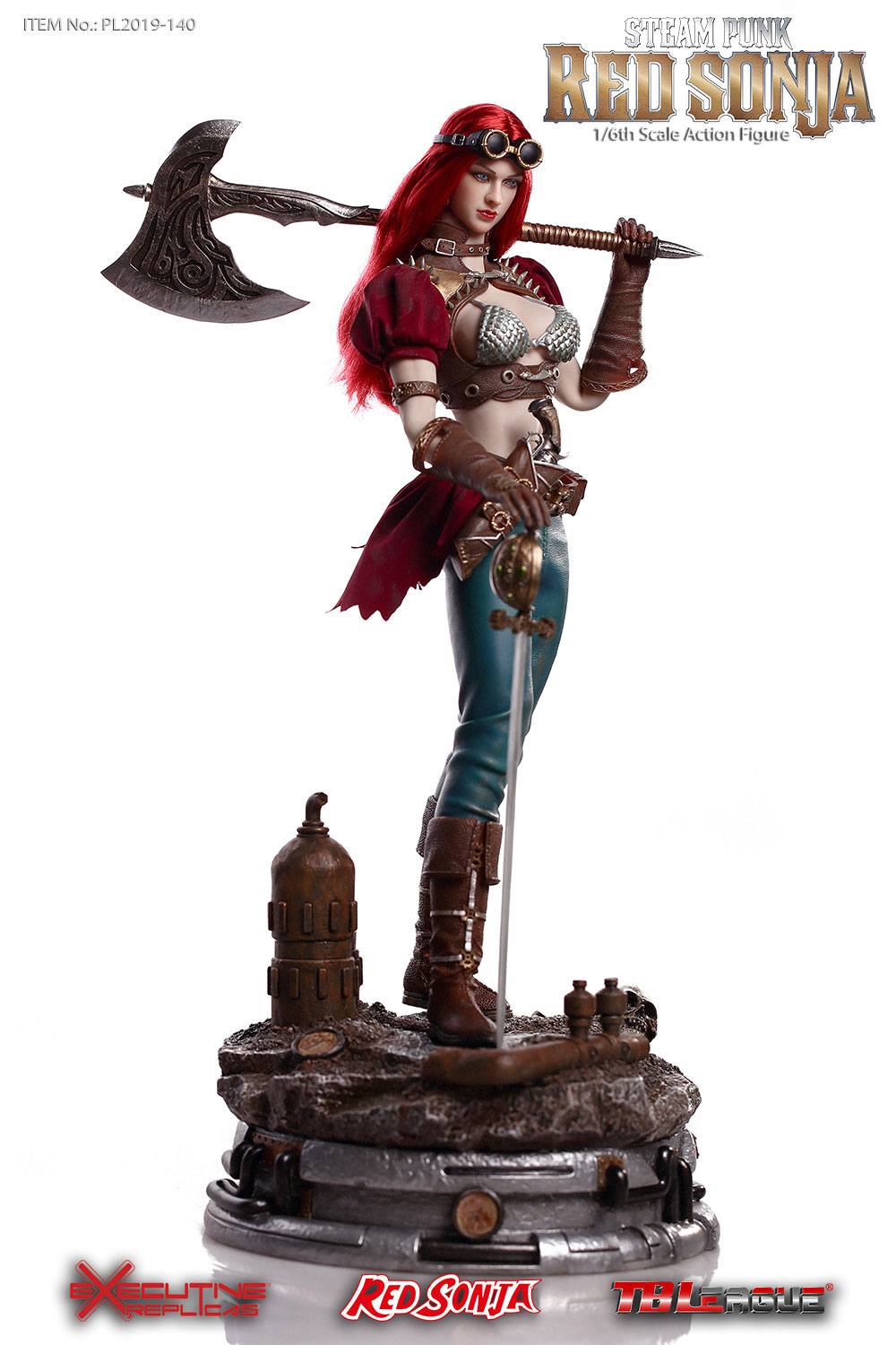 Red Sonja Actionfigur 1/6 Steampunk Red Sonja Deluxe Version 29 cm